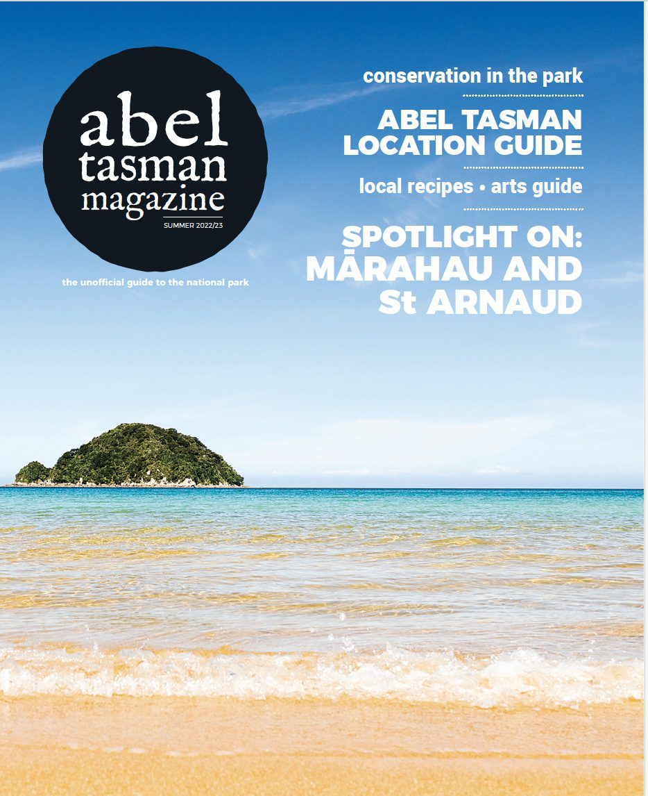 Cover of the Abel Tasman magazine