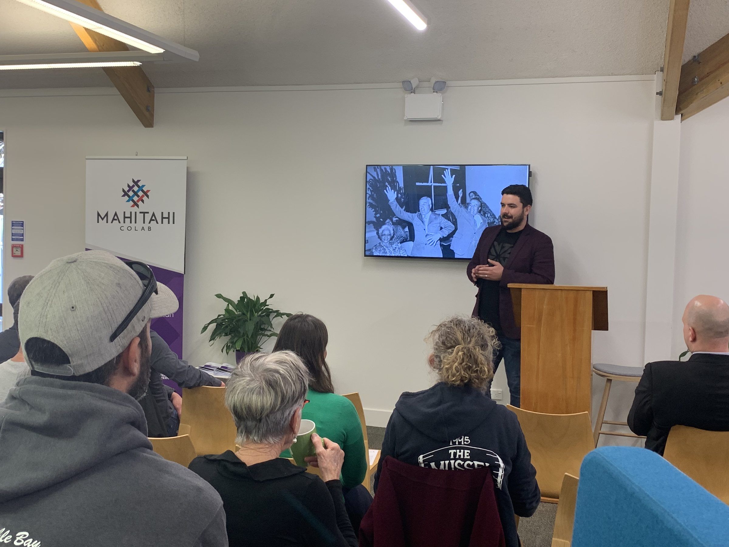 Johny O’Donnell presents to the visitor sector forum
