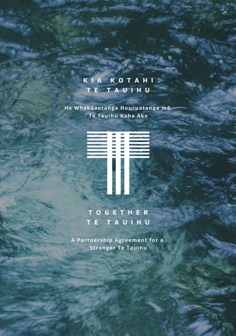 Cover of Kia Kotahi Te Tauihu, a partnership agreement for a stronger Te Tauihu